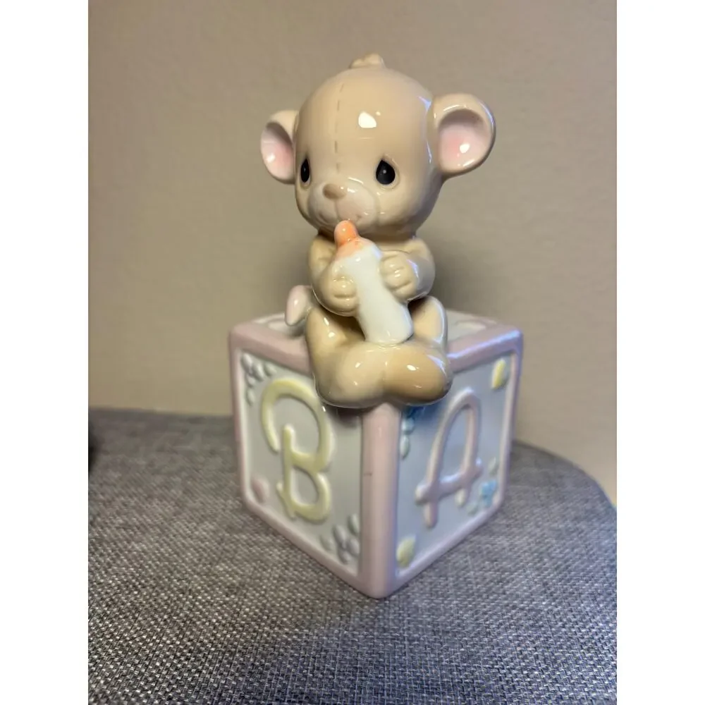 Enesco Precious Moments Collectors Baby Bear Piggy bank